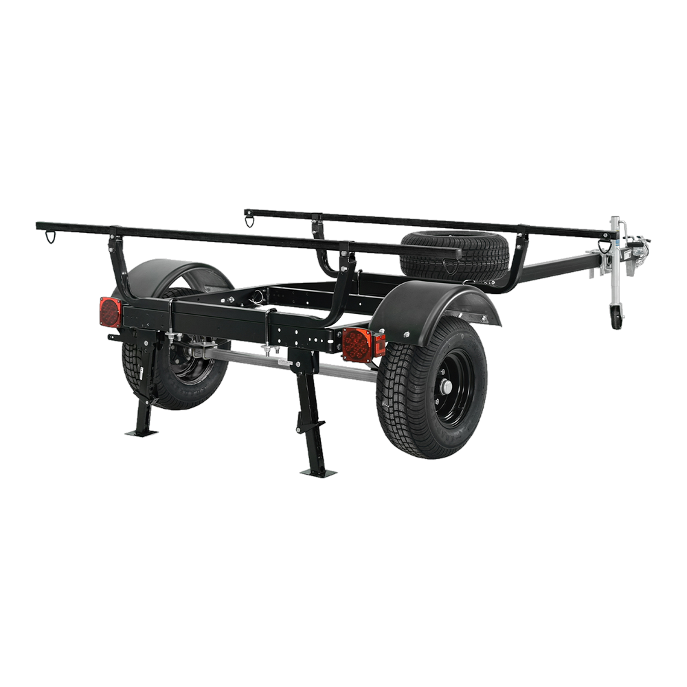 Malone MicroSport Overland Trlr Package ( 1 Jack Stand, 2 Stabilizers, Spare Tire) (Tent not included)